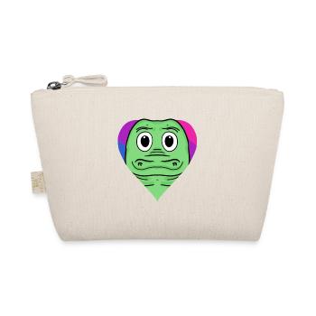 Bisexuell Krokodil Geschenk - Bio-Täschchen - Natur - Vorne