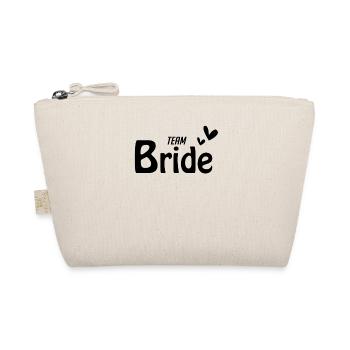 Team Bridal Wedding Celebration Bachelor - Organic Pouch - nature - Front
