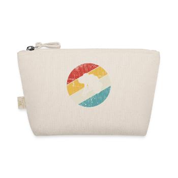 Broccoli Vegan Lover Retro Healthy Gift idea - Organic Pouch - nature - Front