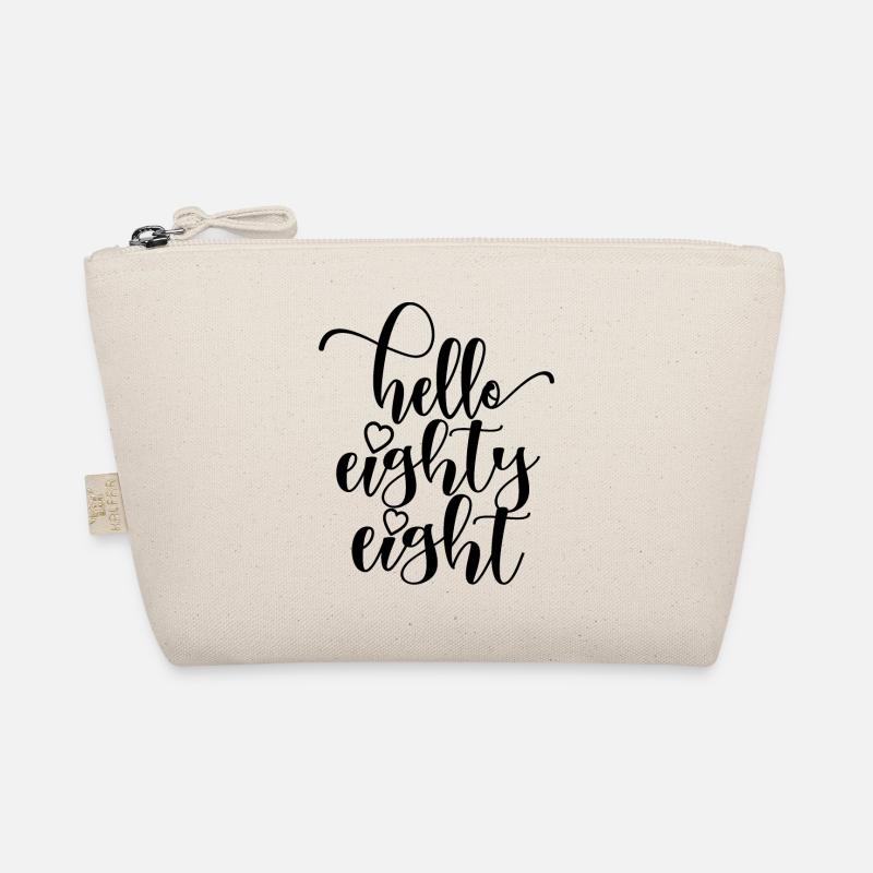 Hello Eighty Eight Cute 88 Years Old Birthday Organic Pouch
