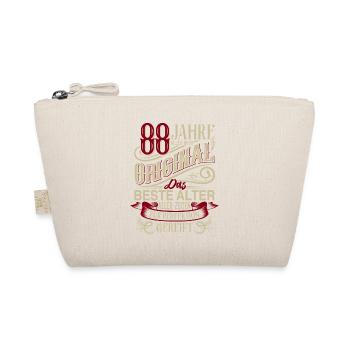 88. Geburtstag Vintage Retro - Bio-Täschchen - Natur - Vorne
