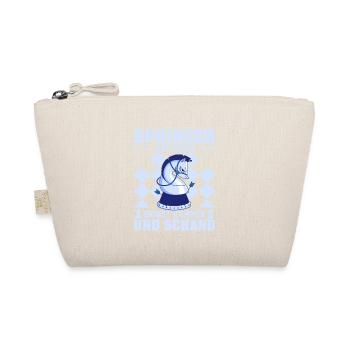 Springer on the edge brings sorrow and shame Chess - Organic Pouch - nature - Front