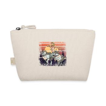 Trail Running Girl avec Wolves Sunset - Trousse biologique - nature - Devant