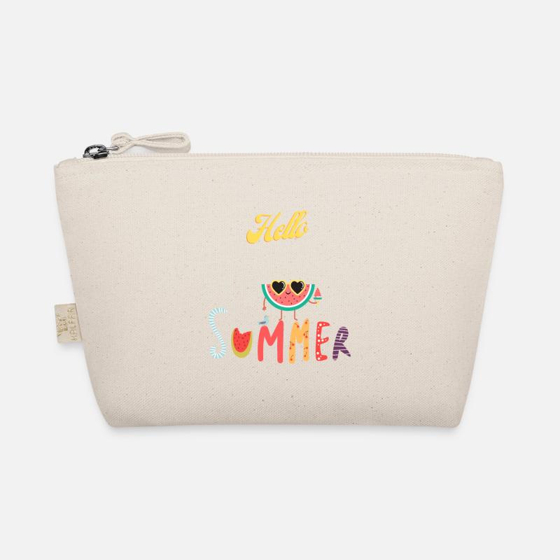 Hello Summer Sommer Sonne Urlaub Meer Strand Bio-Täschchen
