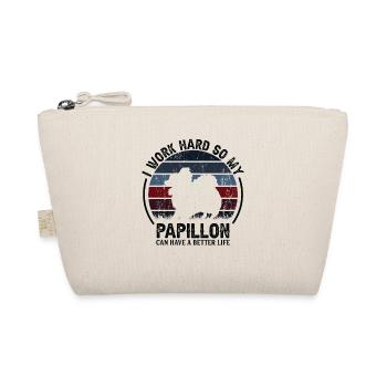 Travaillez dur - Retro Papillon - Trousse biologique - nature - Devant
