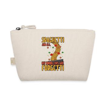 Spaghetti Make Problem Forgetti Pasta Italian Food - Organic Pouch - nature - Front