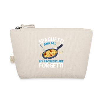 Pasta Ironic Saying Spaghetti Make Problems - Organic Pouch - nature - Front