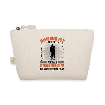Straßenbauer Lustiger Spruch Straßenbau Geschenk - Bio-Täschchen - Natur - Vorne