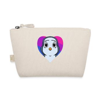 Bisexuell Pinguin Geschenk - Bio-Täschchen - Natur - Vorne