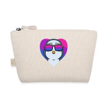 Bisexuell Pinguin Geschenk - Bio-Täschchen - Natur - Vorne