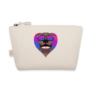 Bisexual Pit Bull Terrier Dog Gift - Organic Pouch - nature - Front