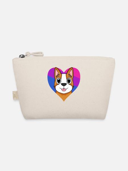 Bisexuel welsh Corgi Pembroke Dog Gift - Trousse biologique - nature - Devant