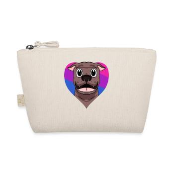 Bisexual Pit Bull Terrier Dog Gift - Organic Pouch - nature - Front