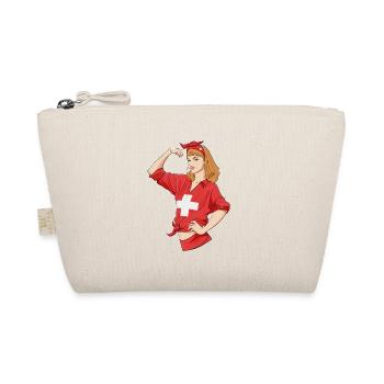 Fille suisse incassable I Héritage suisse I - Trousse biologique - nature - Devant