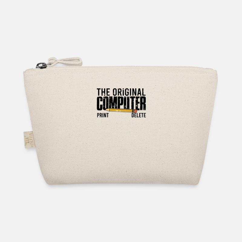 The original computer print delete - information Organic Pouch