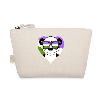 Genderqueer Panda - Trousse biologique - nature - Devant