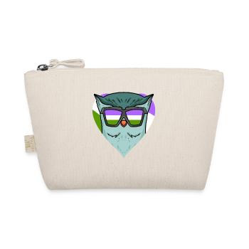 Hibou genderqueer - Trousse biologique - nature - Devant