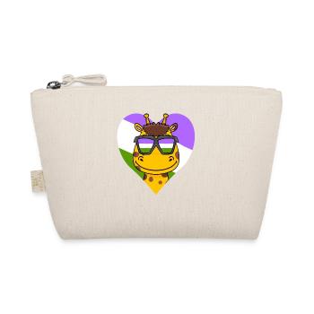 Girafe Genderqueer - Trousse biologique - nature - Devant