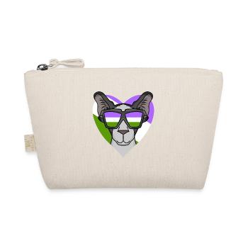 Genderqueer Lgbt Katze Orientalisch Kurzhaar - Bio-Täschchen - Natur - Vorne