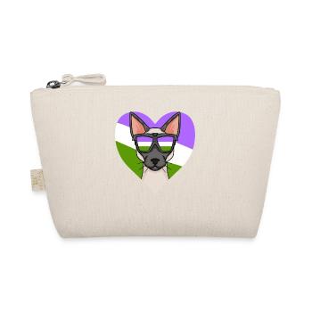 Genderqueer Lgbt Katze Siamkatze - Bio-Täschchen - Natur - Vorne