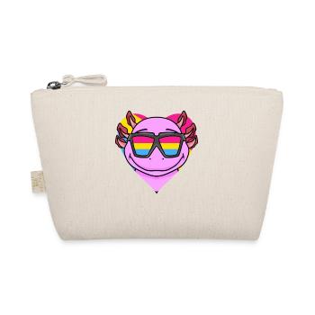 Cadeau pansexuel Axolotl - Trousse biologique - nature - Devant