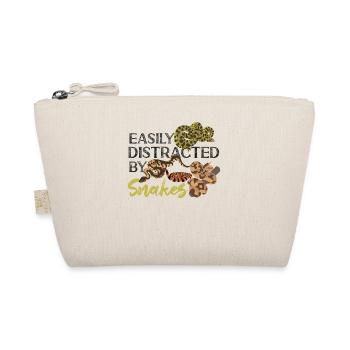 Snake Serpent Easily Distracted By - Organic Pouch - nature - Front
