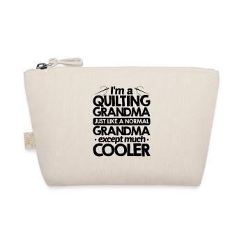 I'm A Quilting Grandma Just Like A Normal Grandma - Bio-Täschchen - Natur - Vorne