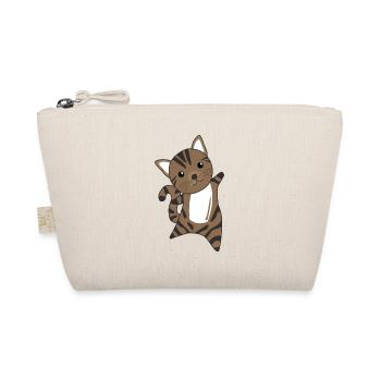Cat cute animals Cats for kids funny animals - Organic Pouch - nature - Front