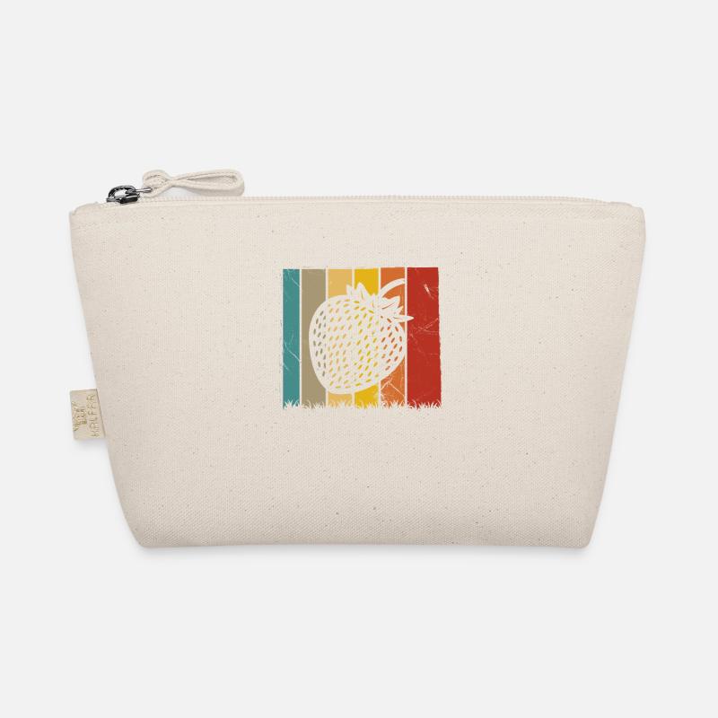 Strawberry Fruit Lover Retro Healthy Gift idea Organic Pouch