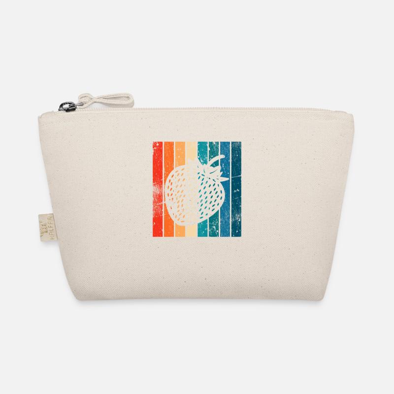 Strawberry Fruit Lover Retro Healthy Gift idea Organic Pouch
