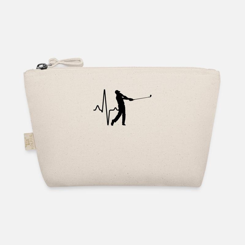 Golf Herzschlag Bio-Täschchen