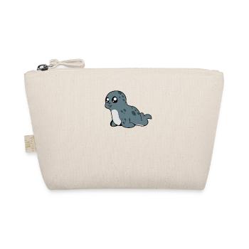 Phoque gris kawaii - Trousse biologique - nature - Devant