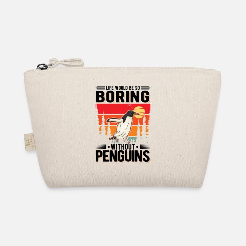 Life would be so boring without Penguins Pinguin - Bio-Täschchen - Natur