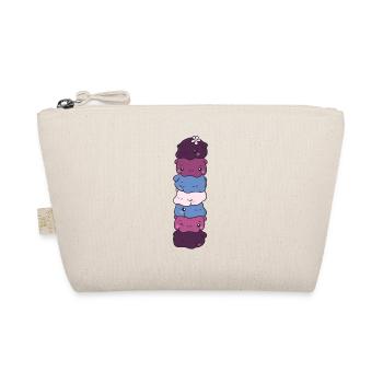 Drapeau non conforme Pride LGBTQ hippopotame doux - Trousse biologique - nature - Devant