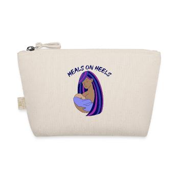 Meals On Heels breastfeeding woman of color mother - Organic Pouch - nature - Front