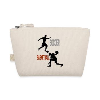 Soccer, Basketball, - Bio-Täschchen - Natur - Vorne