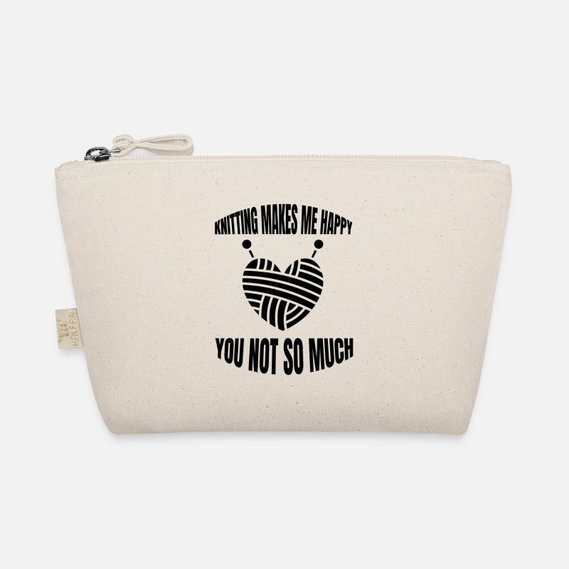 Stricken Nähen Schneiderin Geschenk Häkeln Bio-Täschchen