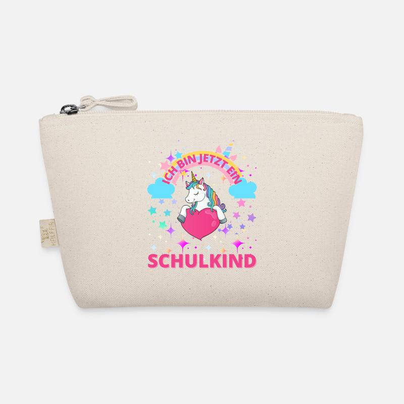 Ich bin jetzt ein Schulkind - Einhorn Bio-Täschchen