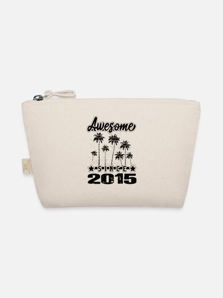 Awesome Since 2015 - Bio-Täschchen - Natur - Vorne