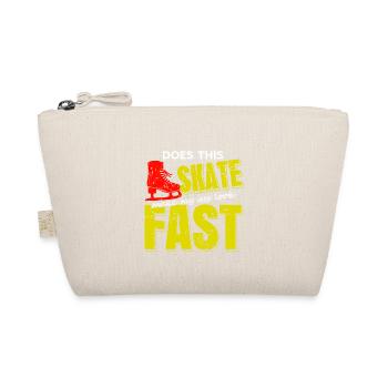 Vintage Does This Skate Make My Ass Look Fast - Organic Pouch - nature - Front