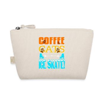Coffee Cats Ice Skate! Awesome Ice Skating Tea - Organic Pouch - nature - Front