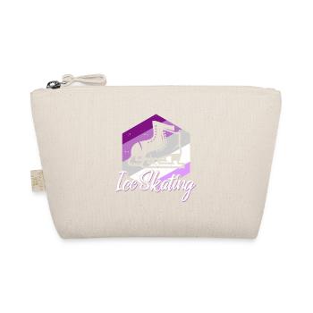 Vintage Ice Skating Awesome Skating Designs - Organic Pouch - nature - Front