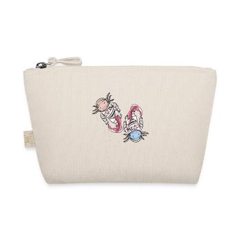 Axolotl Astronaut Geschenk Kinder Weltraum Axolotl - Bio-Täschchen - Natur - Vorne
