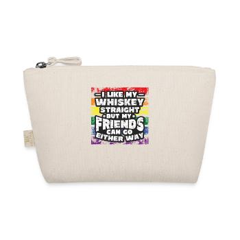 Aime mon whisky droit, je soutiens LGBT. - Trousse biologique - nature - Devant