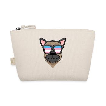 Transgender Transsexual German Shepherd - Organic Pouch - nature - Front