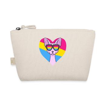 Pansexuell Sphynx Katze Geschenk - Bio-Täschchen - Natur - Vorne