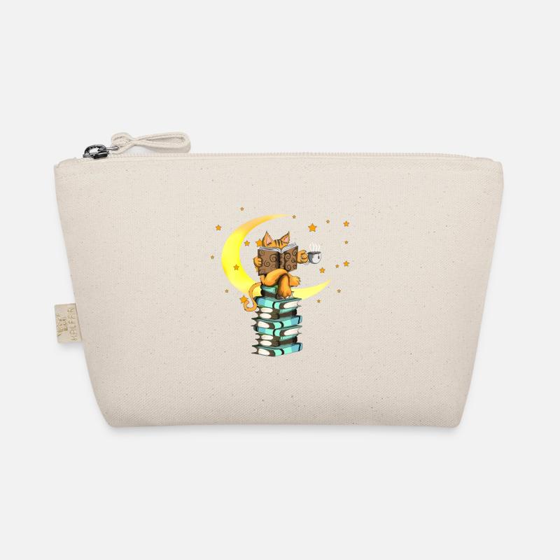 Cats Coffee Bookworm Reading BooksReaders Organic Pouch