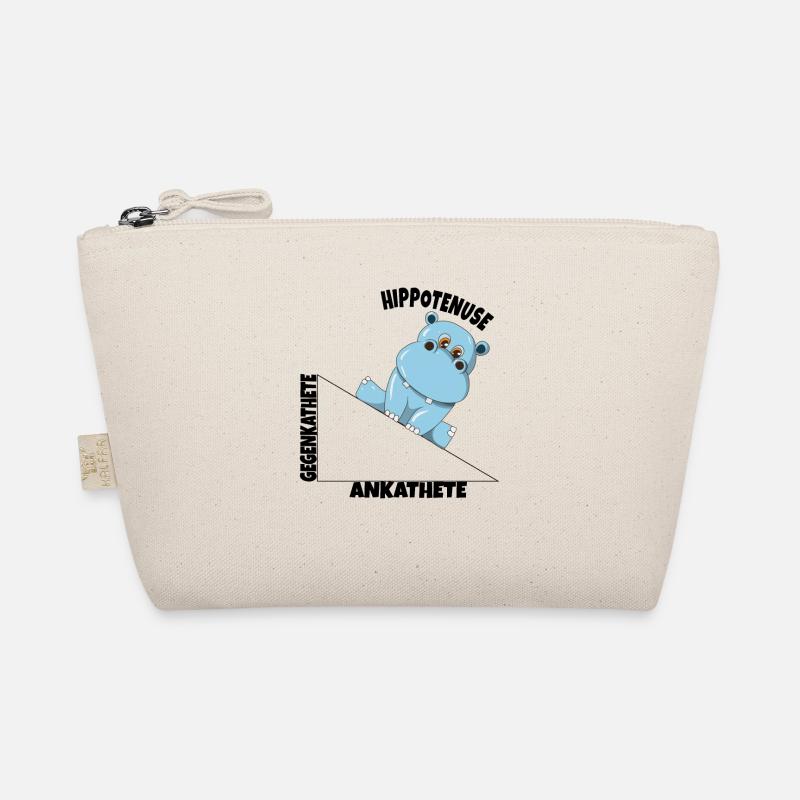 Mathe Hippotenuse Winkelfunktion Hypotenuse Hippo Bio-Täschchen