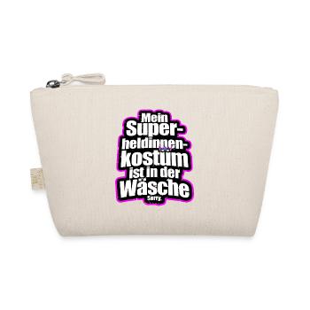 Superheldin Kostüm Ist In Der Wäsche Köln Karneval - Bio-Täschchen - Natur - Vorne