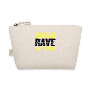 Techno Musik Rave - Bio-Täschchen - Natur - Vorne